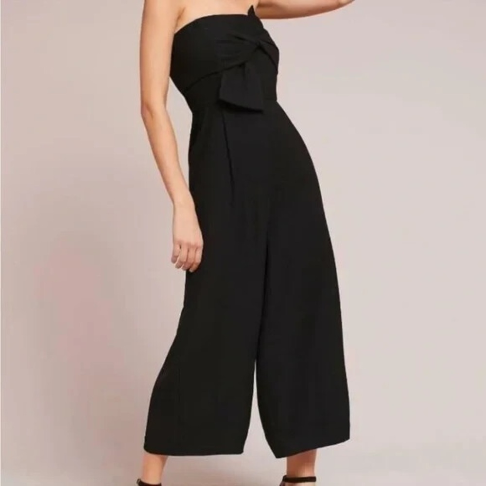 Anthropologie Sleeveless Jumpsuit, Bow Bust, Size 4